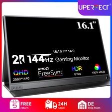 UPERFECT 16,1" 144HZ Portable Monitor 2K Screen 2560*1600 QHD IPS USB C Display