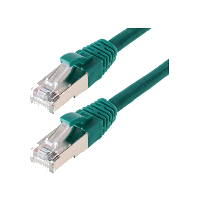 helos Cat.5e Patchkabel SF/UTP AWG 26 grn 0,5 m