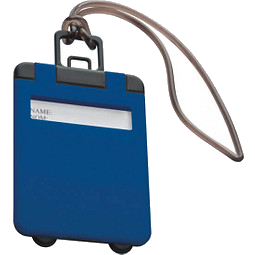 Kofferanhänger, Blau