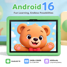 K106 Kinder Tablet 2026 10.1 Zoll Andriod 16 24GB+128GB 6000mAh 5G Wifi GMS