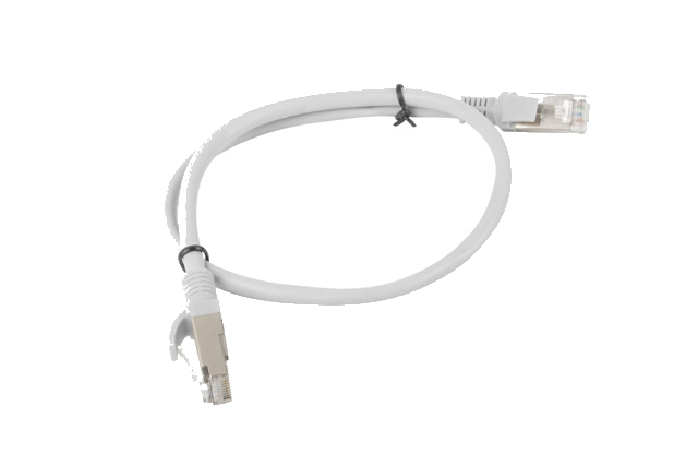 LANBERG Patchkabel CAT.5E UTP 0,5m Fluke Zertifikat grau