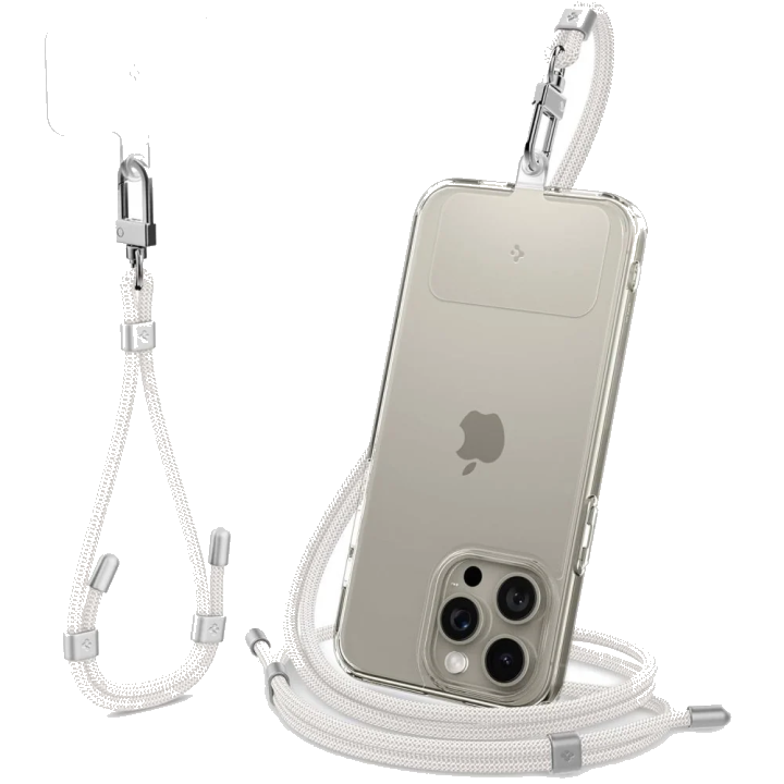 Spigen Link Telefonkordel, Weiß