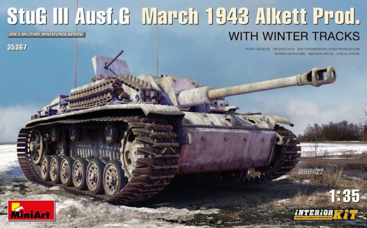 StuG III Ausf. G March 1943 Alkett Prod w/Winter Tracks - Interior Kit