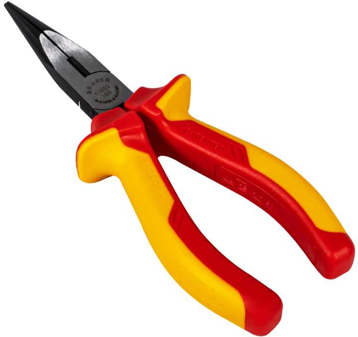 BRÜDER MANNESMANN Spitzzange, VDE geprüft, Länge: 160 mm
