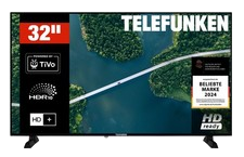 Telefunken 32 Zoll Fernseher Smart TV TiVo HD HDR Triple-Tuner LED TV XH32TP900S