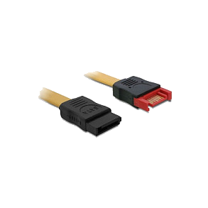 DELOCK SATA-Verl. SATA III -> SATA St/Bu 0.30m gelb