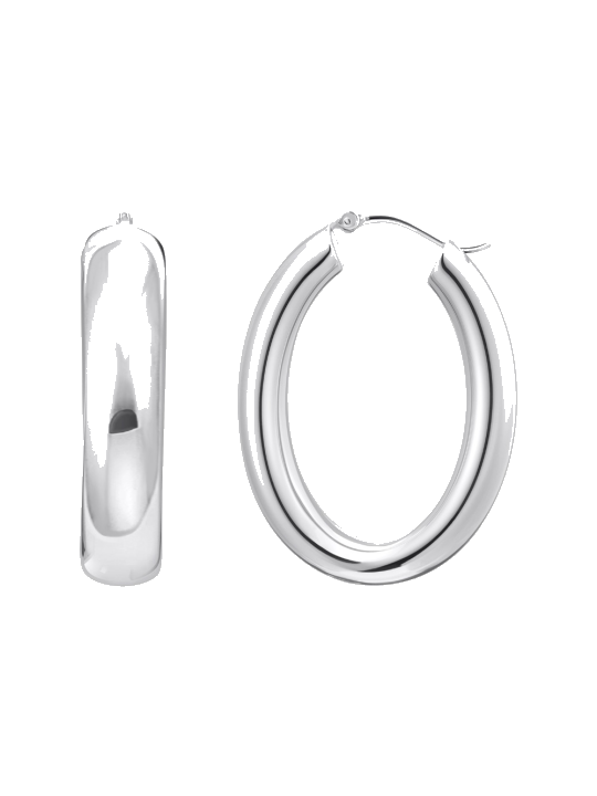 Thomas Sabo CR739-001-21 Bold - Silberne Chunky Creolen 34,2 mm Damen