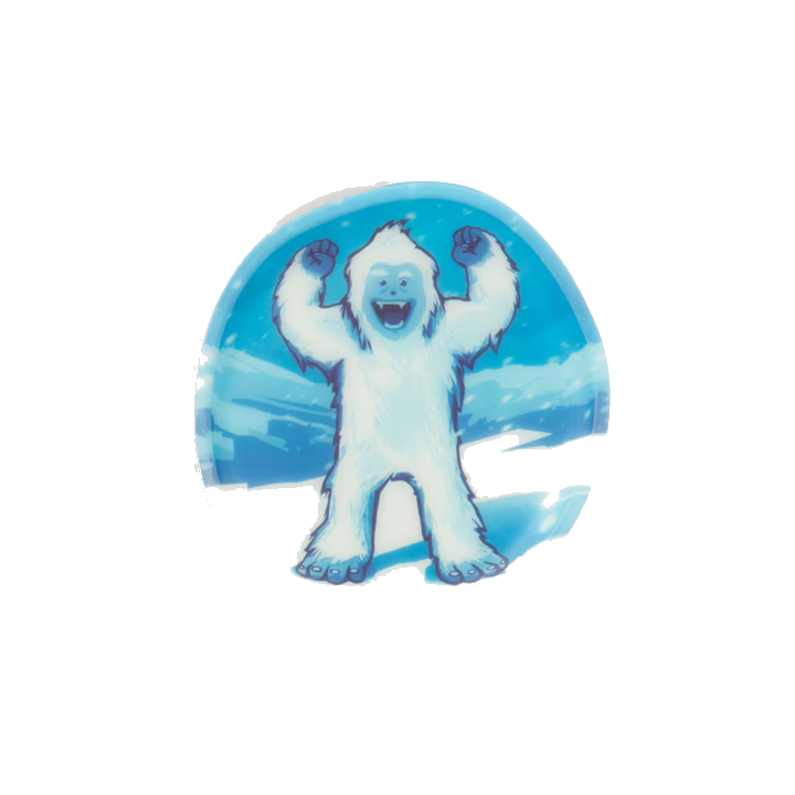 ergobag Kletties Glow in the Dark Klettie (1-tlg.) Yeti