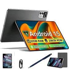 2026 Neuestes Tablet 22GB RAM 256GB ROM 10 Zoll Android15 Gaming Tablet 5GWiFi