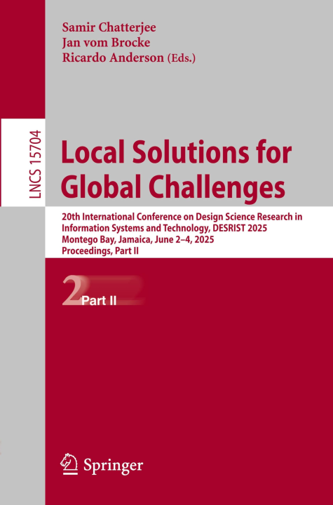 Local Solutions for Global Challenges