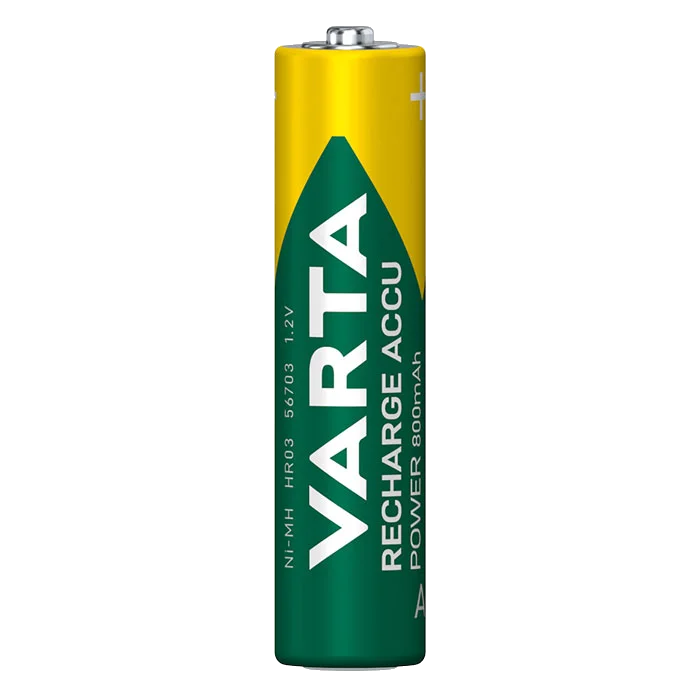 VARTA NiMH Akku , Rechargeable Accu, , Micro (AAA), 800 mAh