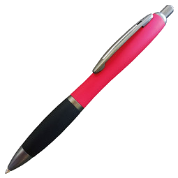 PENKO® Metall-Kugelschreiber Helgoland Soft Gun, blaue Mine, rot
