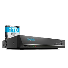 Reolink 8-Kanal 12MP PoE NVR CCTV Überwachungssystem Rekorder 2TB HDD RLN8-410
