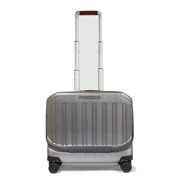 Piquadro PQLM Pilotenkoffer mit Laptop-Fach Schwarz/Tabak