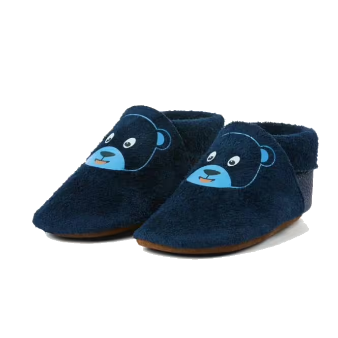 Affenzahn Krabbelschuhe Leder Bär S - 16/17