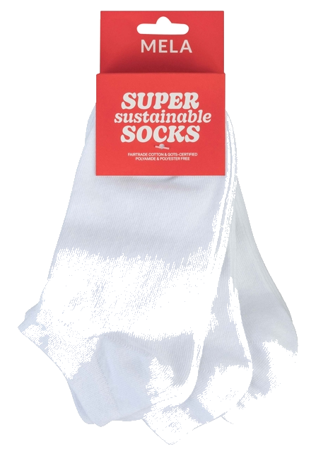 Sneakersocken GOTS, 3er Pack