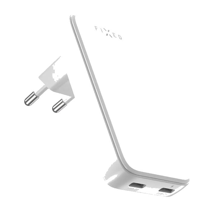Netzladegerät Fixed Slim, 45W, 3A, 2 x USB-C, Weiß