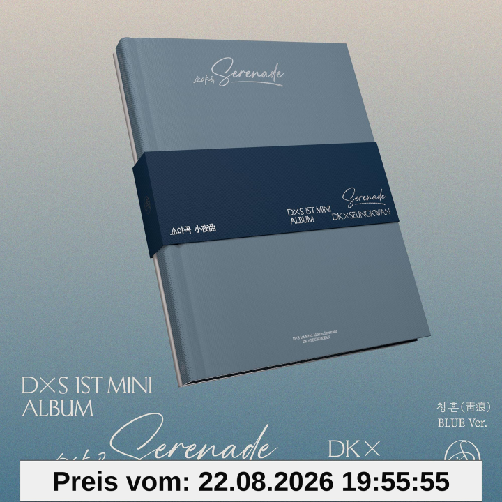 Dxs 1st Mini Album 'Serenade' (Blue Version)