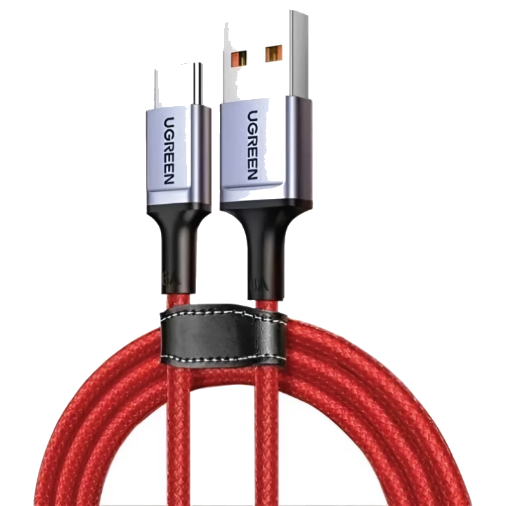 Daten- und Ladekabel USB-A - USB-C UGREEN US505, 60W, 1m, Rot