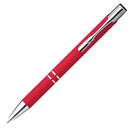 LANCE® Softtouch Metallkugelschreiber Santa Cruz, blaue Mine, rot