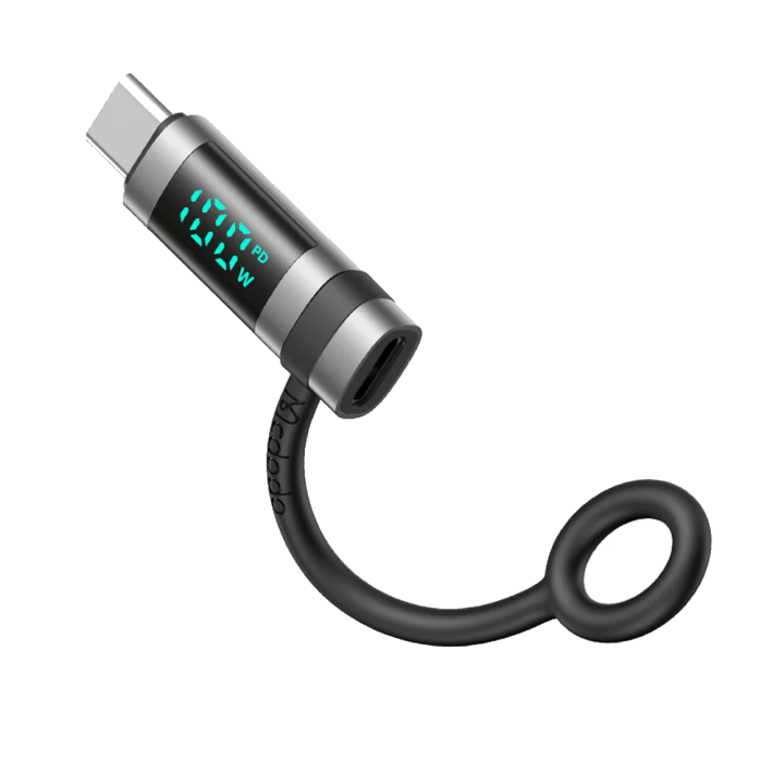 USB-C Daten- und Ladeadapter - USB-C McDodo OT-2620 Pigeon Display, Schwarz