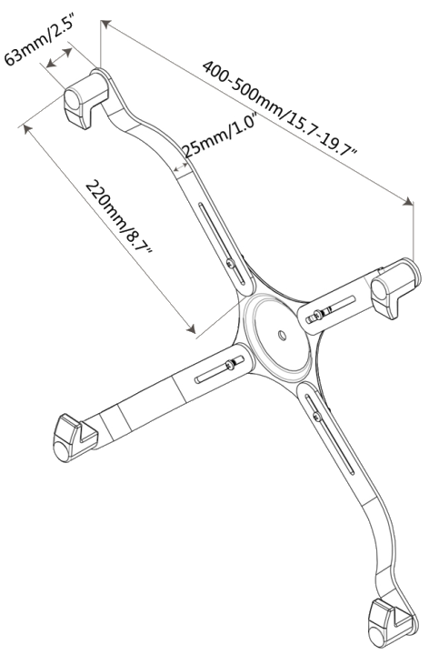 DIGITUS VESA Adapter, für 43,18 - 76,2 cm (17, - 30, )