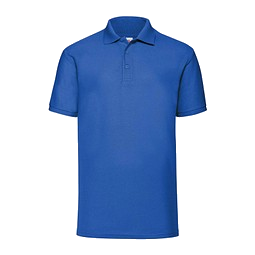 FRUIT OF THE LOOM® Unisex Poloshirt Pique, royalblau, L