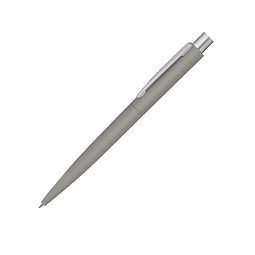 uma® Metall-Druckkugelschreiber Lumos Gum, blaue Mine, grau