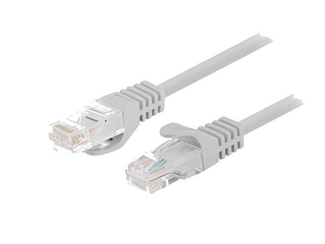 LANBERG Patchkabel CAT.6 UTP 0,25m Fluke Zertifikat gr