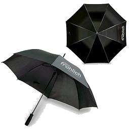 Automatik-Stockschirm Funky, schwarz