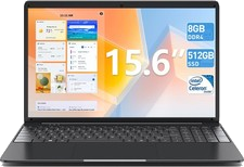 2026 SGIN 15,6 Zoll FHD Laptop Windows 11 Intel i3 8GB RAM 512GB SSD 7000mAh