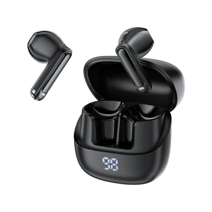 Handsfree Bluetooth Acefast W2, TWS, Schwarz