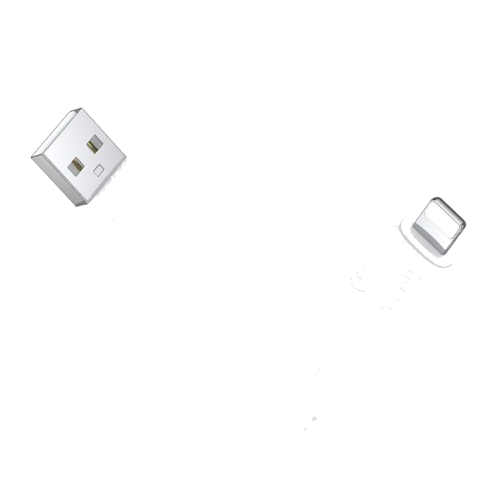 Daten- und Ladekabel USB-A - Lightning HOCO X124, 18W, 1m, Weiß