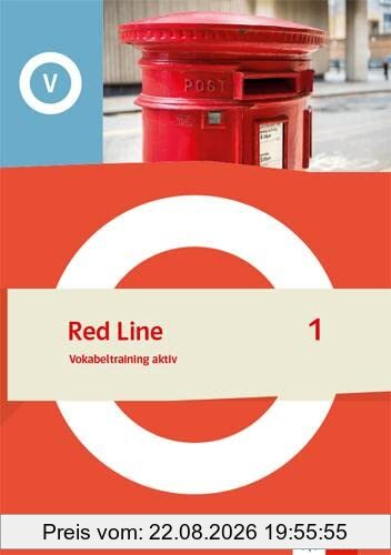 Red Line 1: Vokabeltraining aktiv Klasse 5 (Red Line. Ausgabe ab 2022)