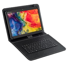 ACEPAD 10 Zoll Tasche mit Tastatur für Tablet - Deutsch QWERTZ Hülle - USB-C