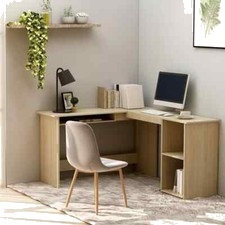 L-Form Computertisch Bürotisch Eckschreibtisch 120cm Schreibtisch Arbeitstisch