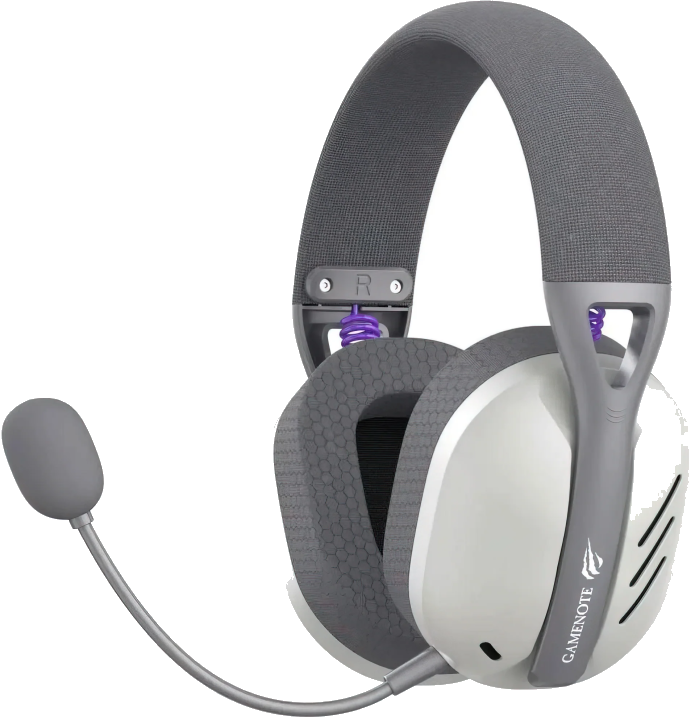 Wireless Gaming-Kopfhörer HAVIT Fuxi-H3, BT / Wi-Fi / Kabelgebunden, Grau