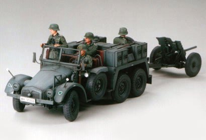 Krupp Protze 1ton (6x4) Kfz. 69 Towing Truck with 3.7 cm Pak