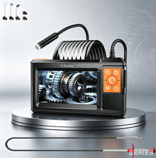 Halbstarres Kabel 5m,1080P, 4,3-Zoll-IPS,Endoskopkamera mit Licht – Profi-Tool
