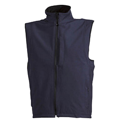 JAMES & NICHOLSON Unisex Softshell-Weste, dunkelblau, M