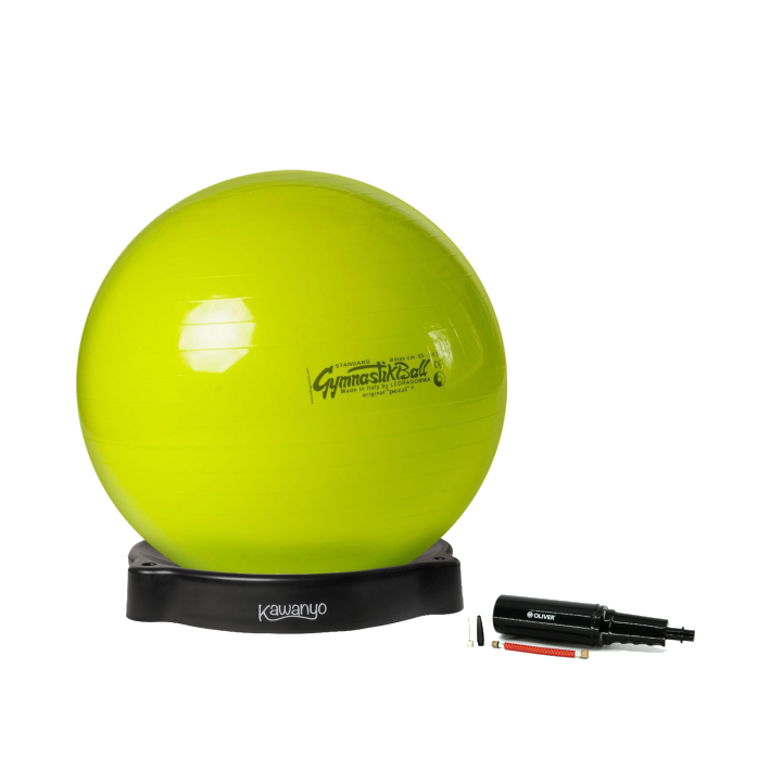 Original Pezzi® Gymnastikball STANDARD m.Ballschale u. Pumpe
