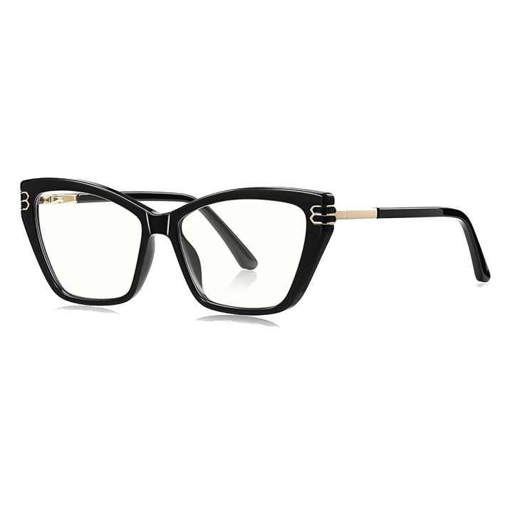 Damen Computerbrille Techsuit 2262, Anti-Blue Light, Schwarz