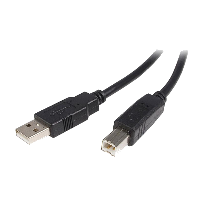 StarTech.com 0.5m, USB 2.0 A/USB 2.0 B, M/M USB cable