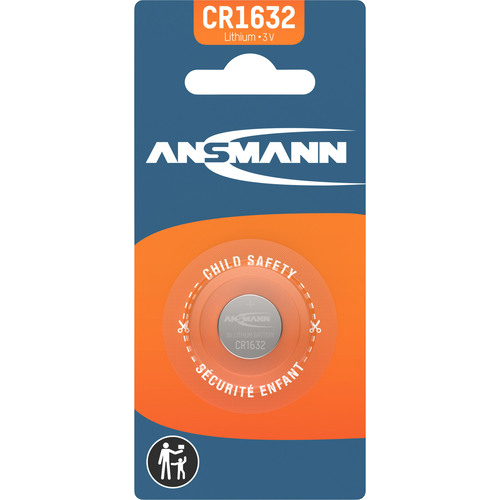 ANSMANN 1516-0004 Knopfzelle CR1632 3V Lithium