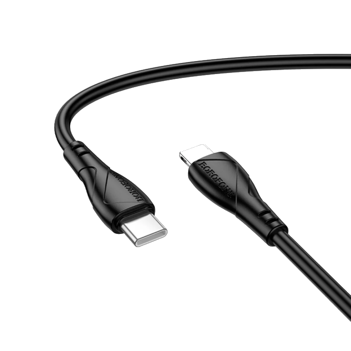 USB-C - Lightning Lade- und Datenkabel Borofone BX121 Energy, 27W, 1m, Schwarz