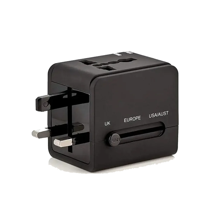 Netzladegerät Techsuit HHt148 Travel, 10W, 2A, 2 x USB-A, Schwarz