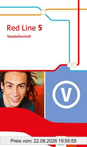 Red Line 5. Ausgabe Bayern: Vokabellernheft Klasse 9: 9. Klasse, Vokabellernheft (Red Line. Ausgabe für Bayern ab 2017)