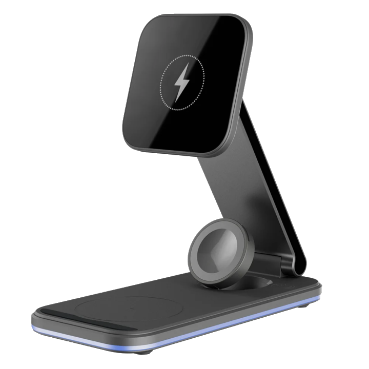 Wireless-Netzladegerät Proove Energy Fold 3in1, 15W, 1.67A, Schwarz WSEF15010001