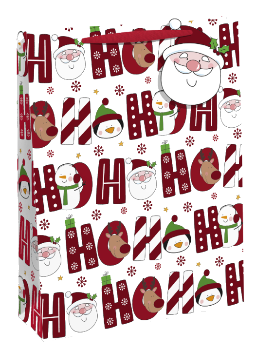 Clairefontaine Weihnachts-Geschenktüte , Hohoho II, , mittel