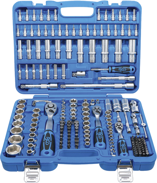 Ratschen Steckschlüssel Satz 192-tlg. Sechskant 6,3 mm (1/4") / 10 mm (3/8") / 12,5 mm (1/2")